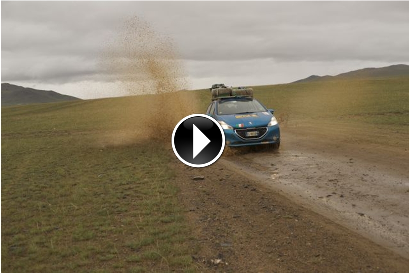 Video – Peugeot 208 al Mongol Rally 2012