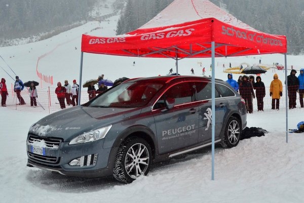 Peugeot 508 RXH al fianco di Max Blardone