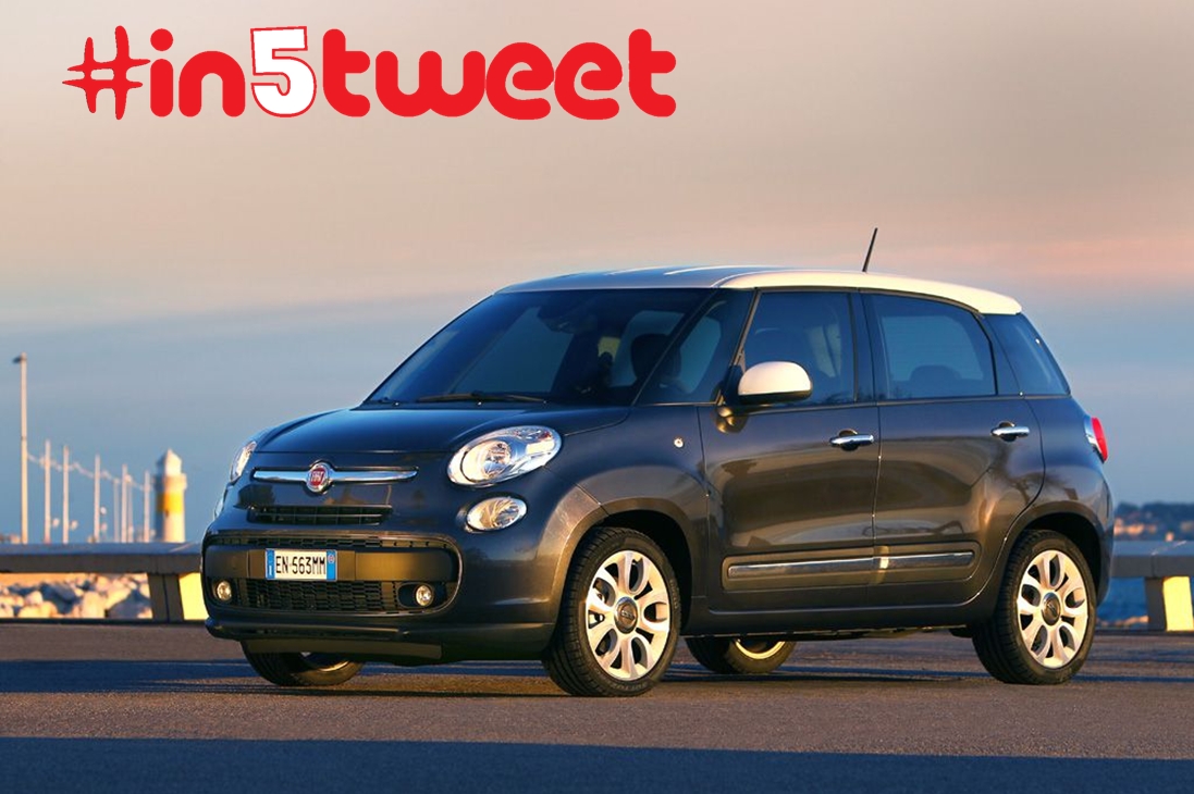 Prova Fiat 500L 0.9 Twinair da 105 CV #in5tweet