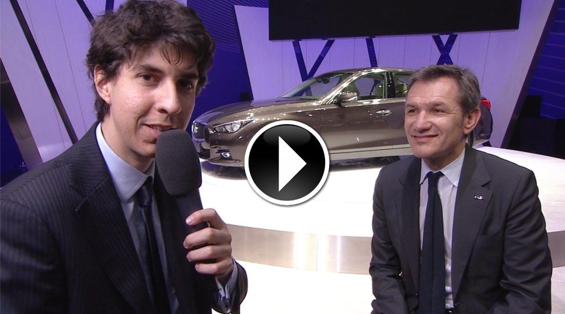 New Infiniti Q50: intervista con Bernard Loire al Salone di Geneva 2013