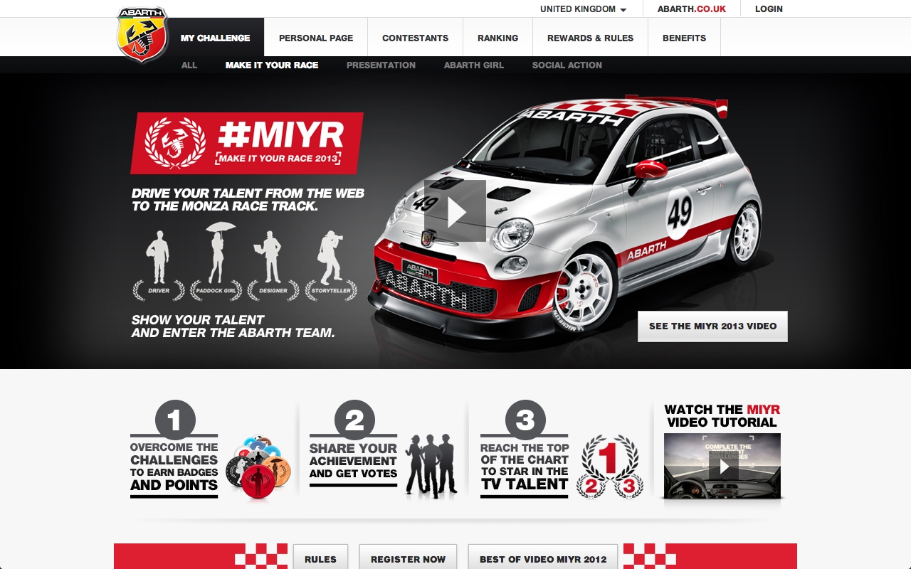 xister nuovo partner digitale di Abarth