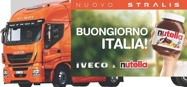 Iveco e Nutella insieme per dare il buongiorno al Paese