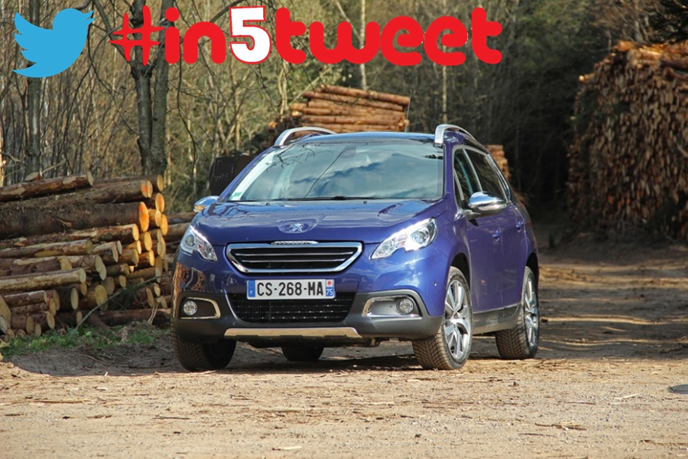 Prova Peugeot 2008 #in5tweet