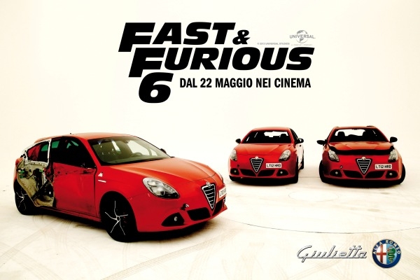 Alfa Romeo Giulietta e ‘Fast&Furious 6’