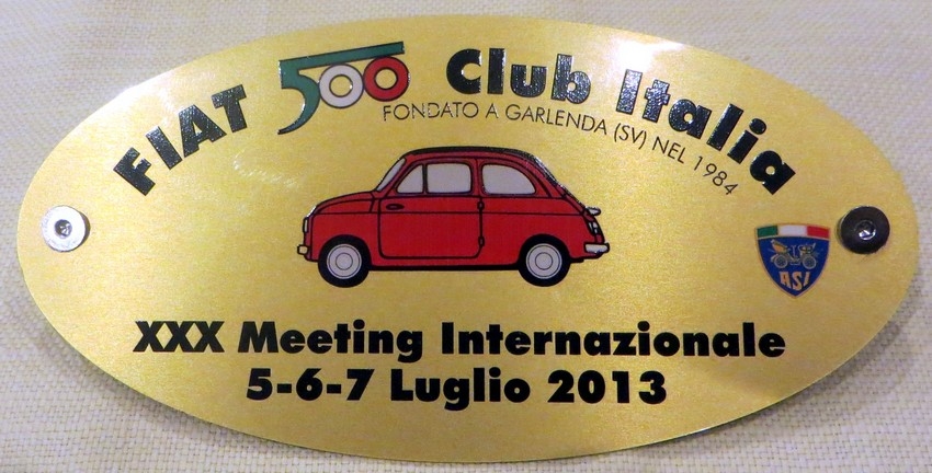 XXX Meeting Internazionale Fiat 500: dal 5 al 7 luglio a Garlenda