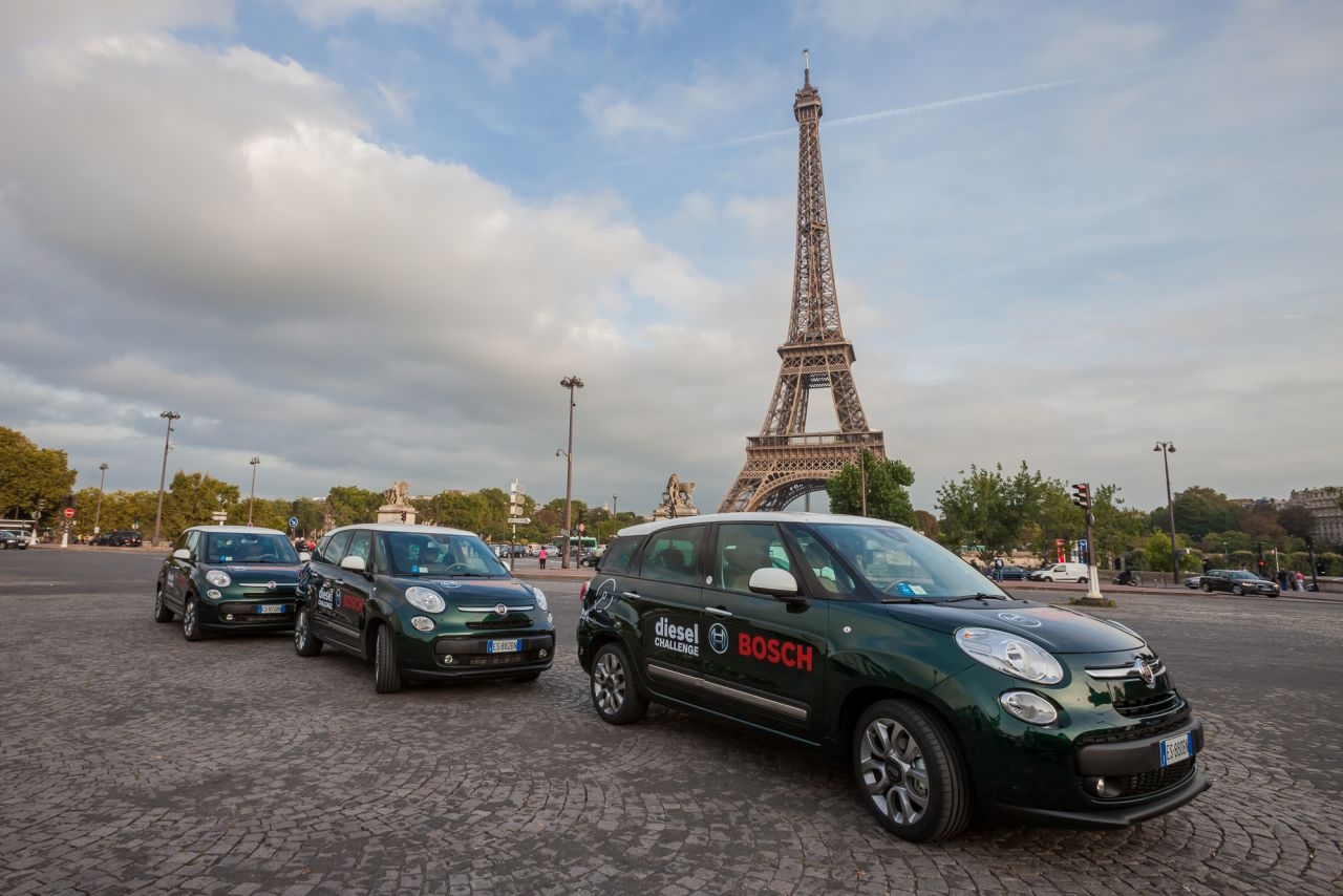 Fiat 500L Living da Torino a Parigi con 27 litri di gasolio