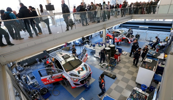 Hyundai Shell World Rally Team si prepara al Rally di Svezia