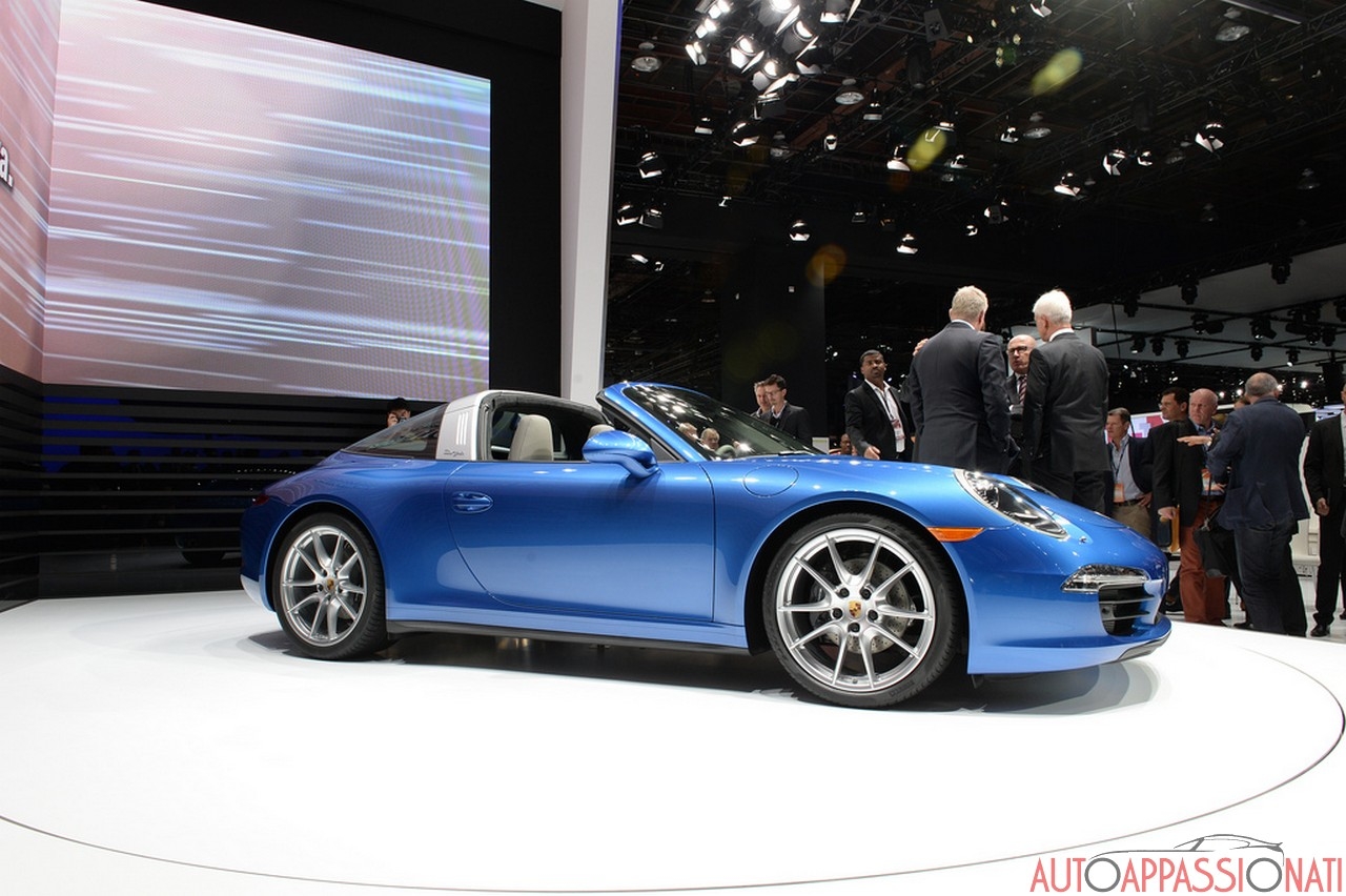 LIVE – Nuova Porsche 911 Targa: svelata a Detroit