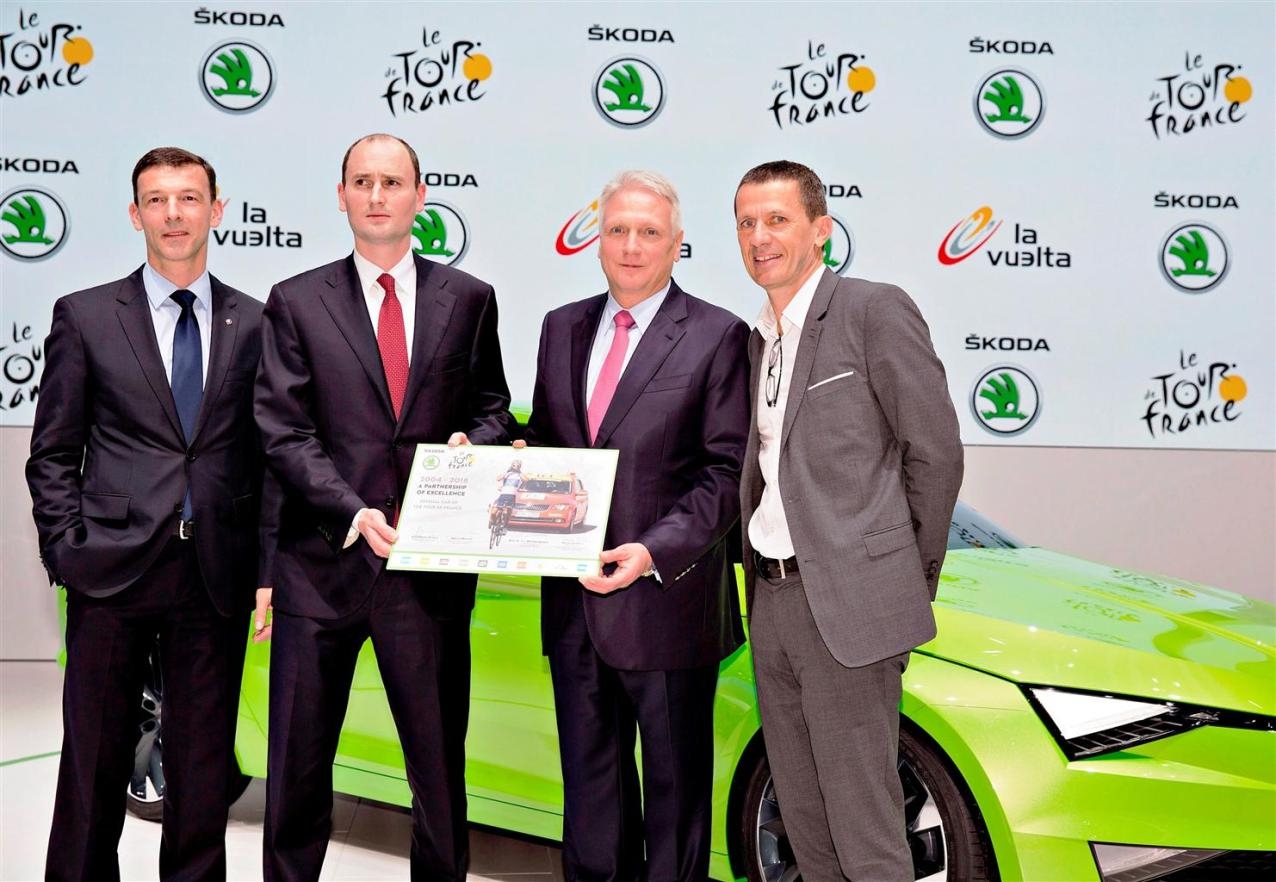 ŠKODA è partner ufficiale del Tour de France