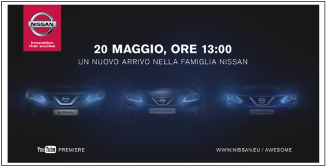 Nissan presenta la compatta Pulsar il 20 maggio