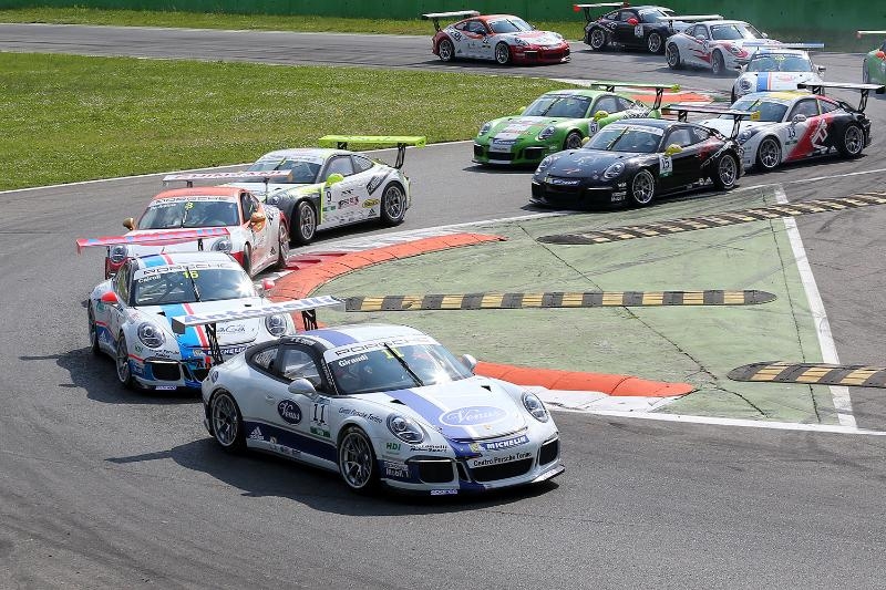 Carrera Cup Italia 2014: a Monza Giraudi conquista Gara 1, Proietti vince in Michelin Cup