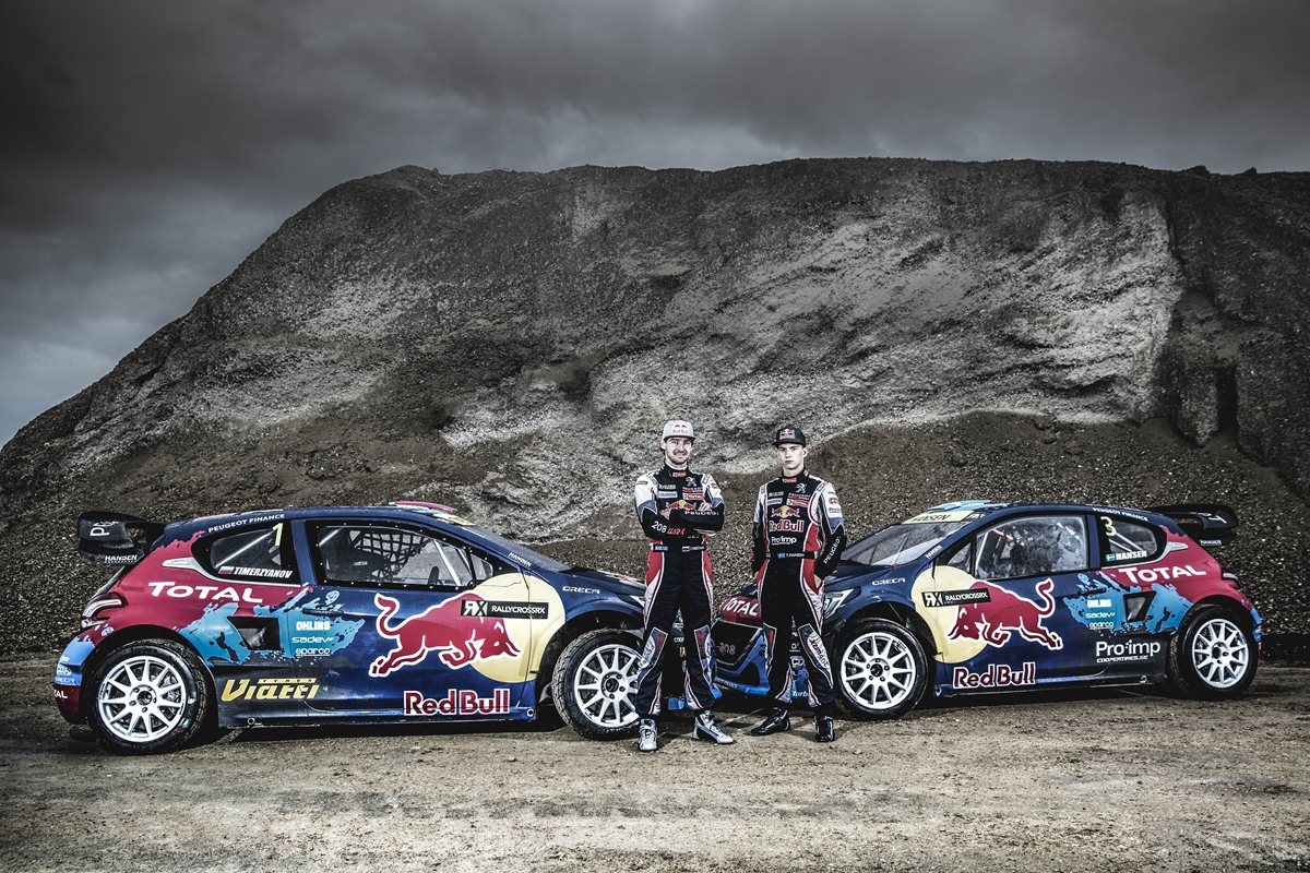 World Rallycross: il team Peugeot-Hansen è pronto al debutto su 208 T16 WRX