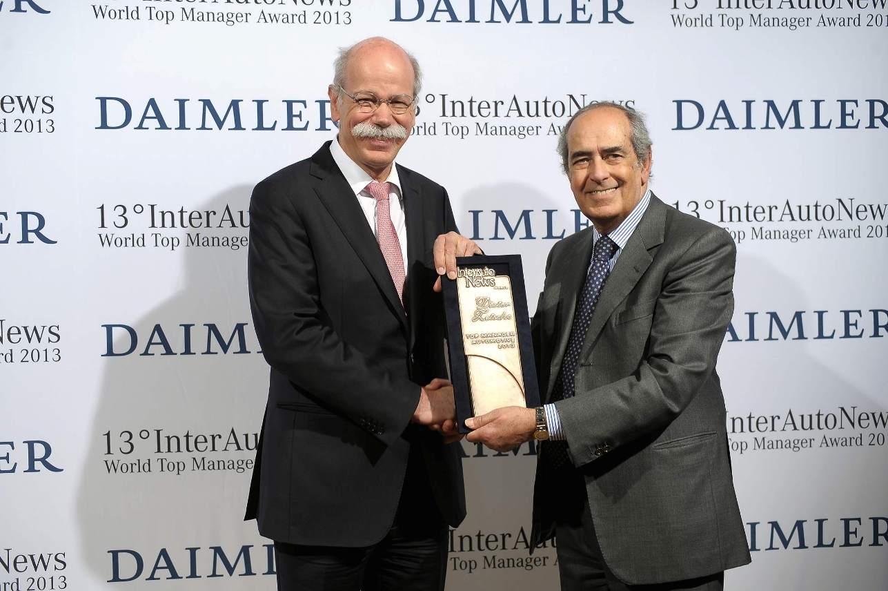 Dieter Zetsche, Presidente Mercedes-Benz, premiato World Top Manager 2013