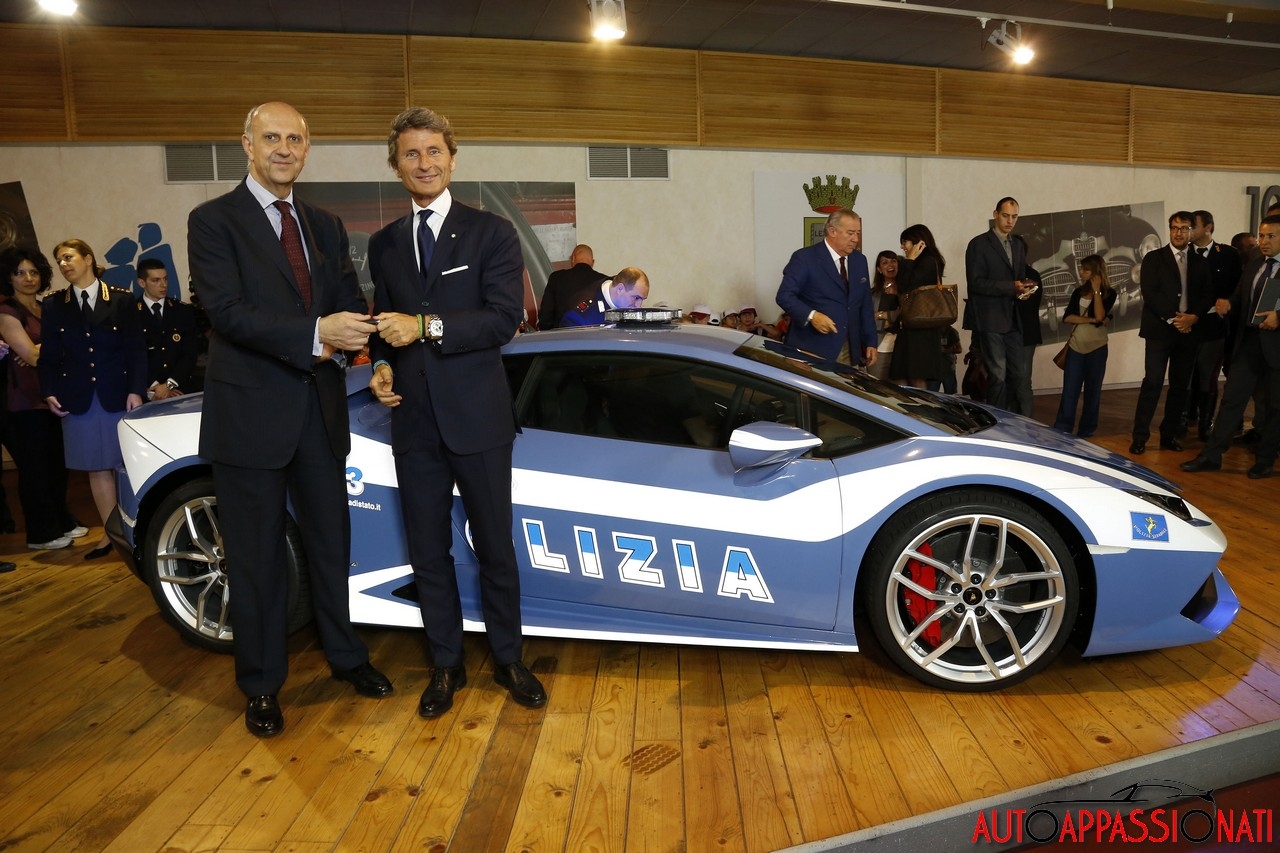 Lamborghini Huracan LP 610-4 Polizia: consegnata oggi