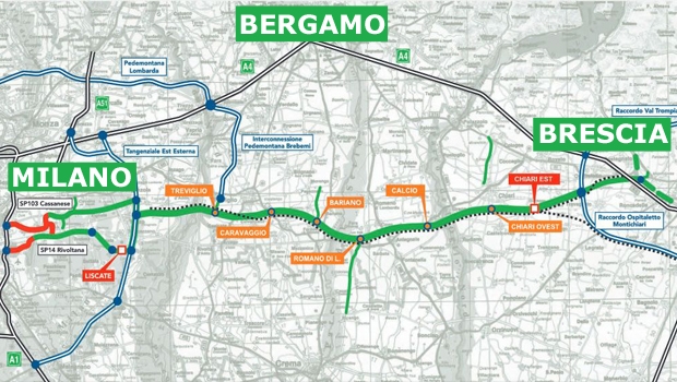 Apre la nuova Autostrada BreBeMi A35