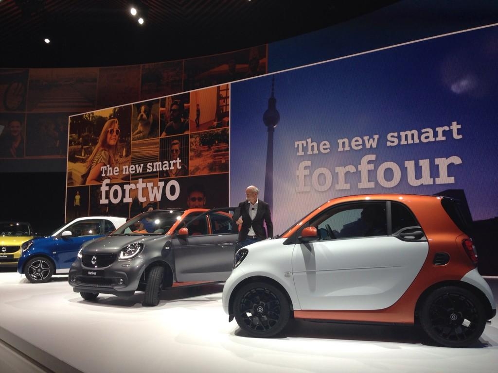 nuove smart fortwo e forfour presentate in anteprima mondiale