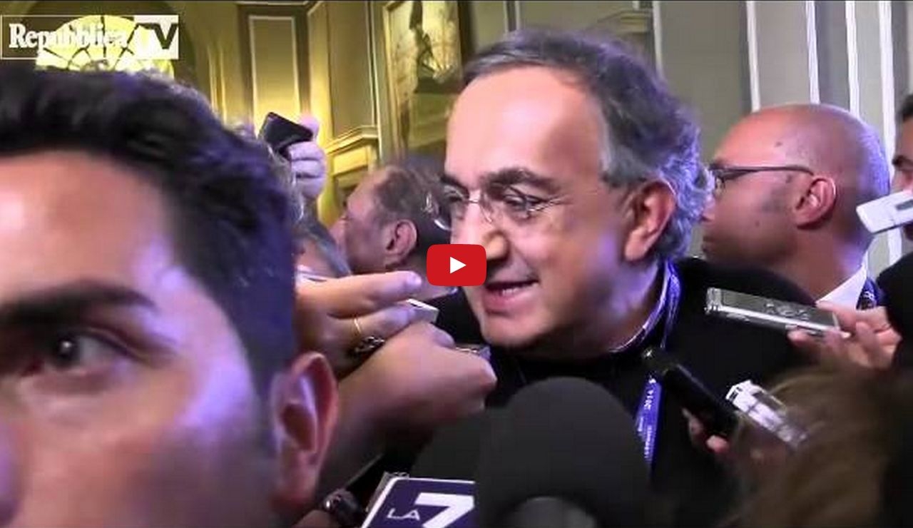 Marchionne da Cernobbio parla di Ferrari e Montezemolo [Video]