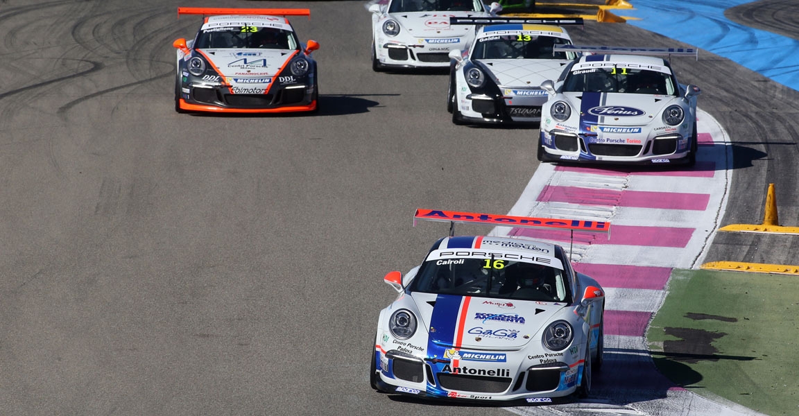 Carrera Cup Italia 2014: al Paul Ricard Cairoli mette le ali e firma una splendida doppietta