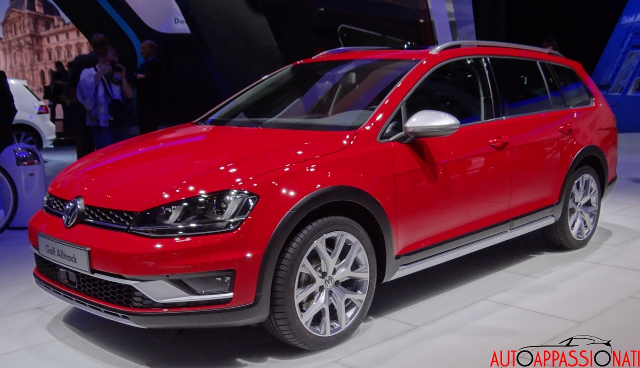 Nuova Volkswagen Golf Alltrack – Salone di Parigi 2014 Live