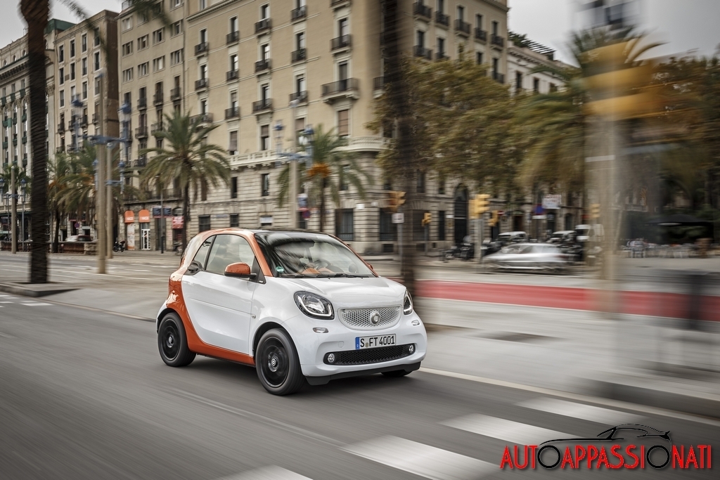 smart fortwo 2015: prova su strada [VIDEO]