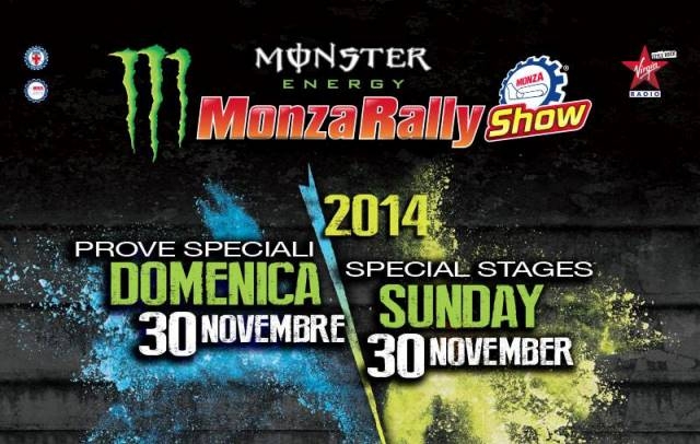 Monza Rally Show 2014 dal 28 al 30 novembre