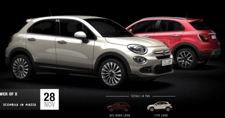 Fiat 500X: il listino completo