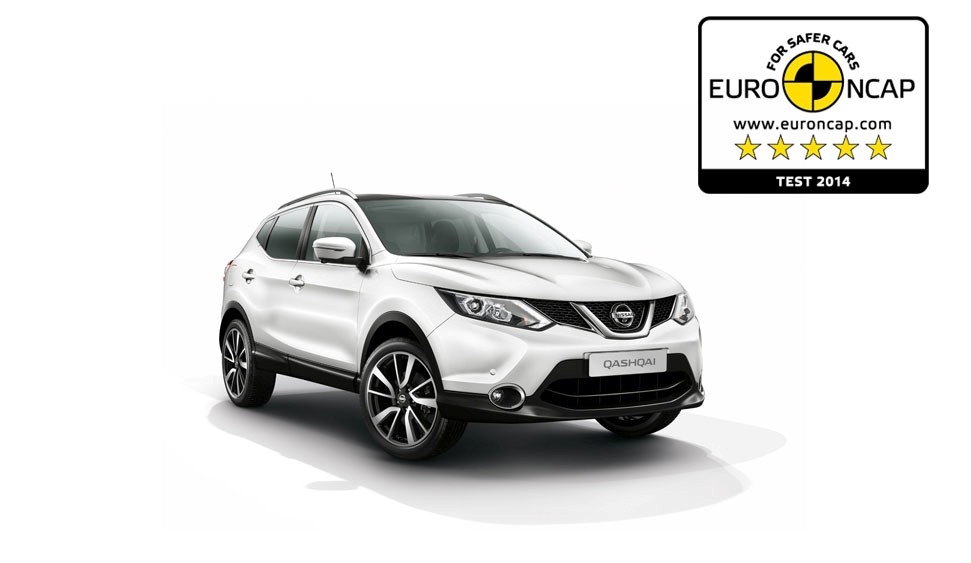 Nissan Qashqai eletta la family car compatta più sicura del 2014