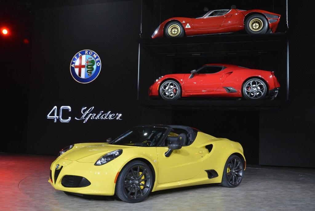 Alfa Romeo 4C Spider: svelata al NAIAS di Detroit