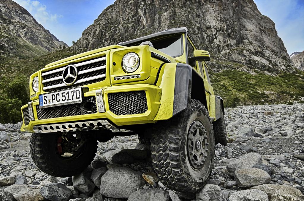 Mercedes Classe G al quadrato