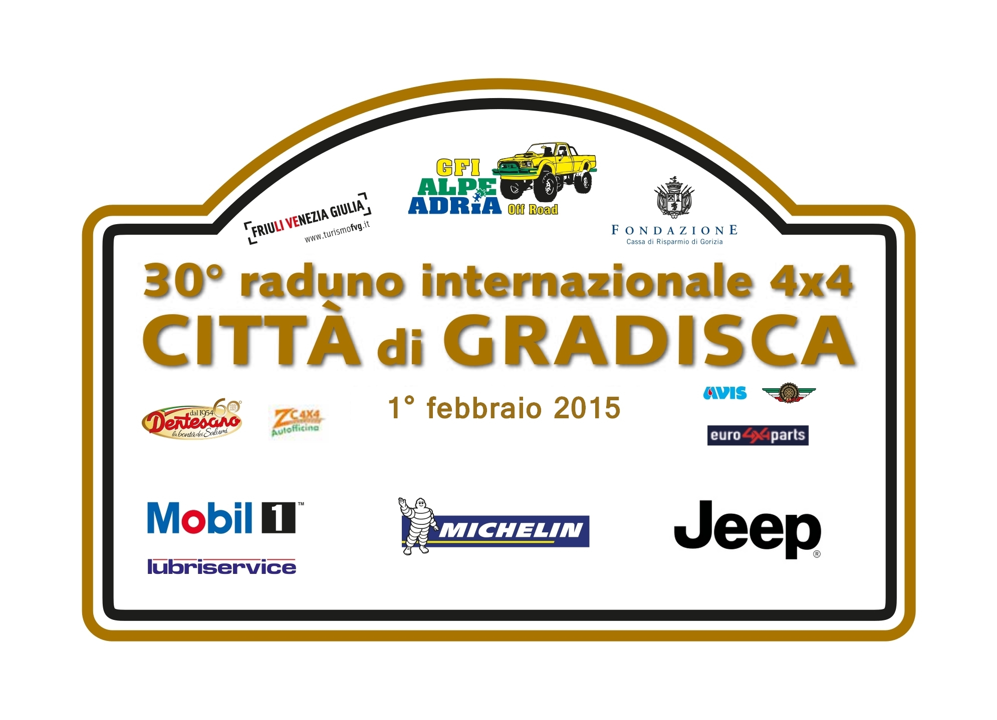 30° raduno internazionale 4×4 Città di Gradisca: 1 febbraio 2015