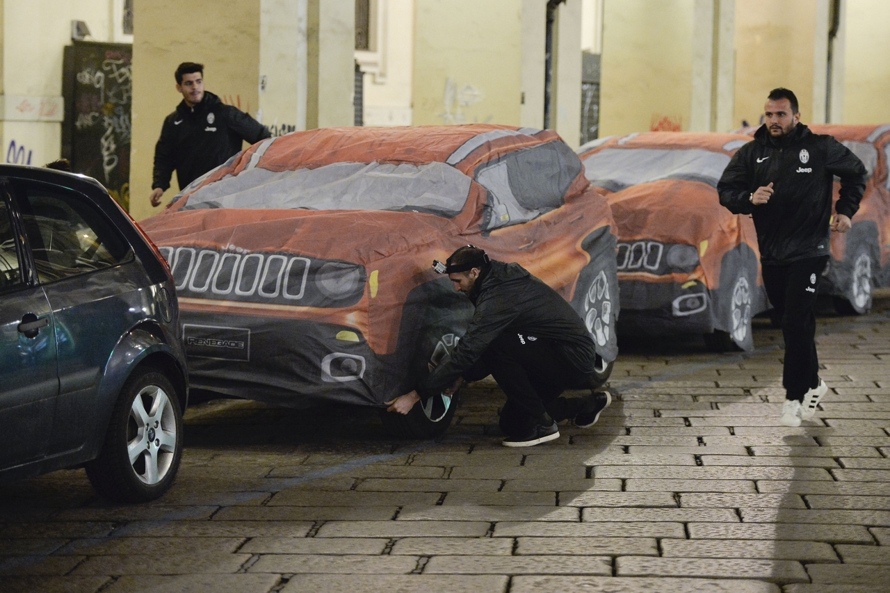 Renegade per una notte: Guerrilla Marketing con i giocatori della Juventus