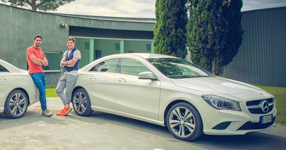 Mercedes-Benz CLA: Aldo Montano e Filippo Magnini la scelgono