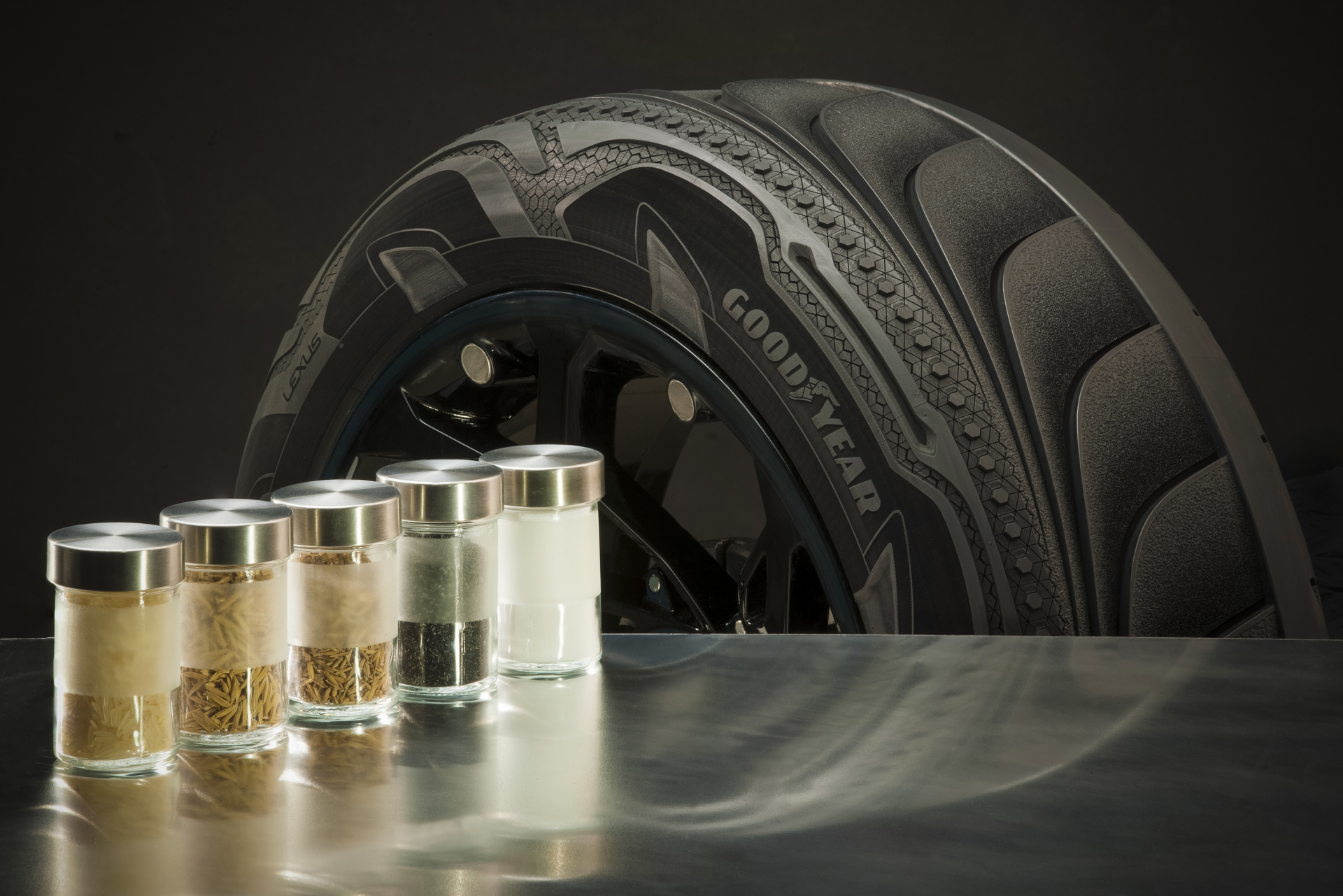 Tecnica: Goodyear silice delle gomme ricavata dagli scarti del riso