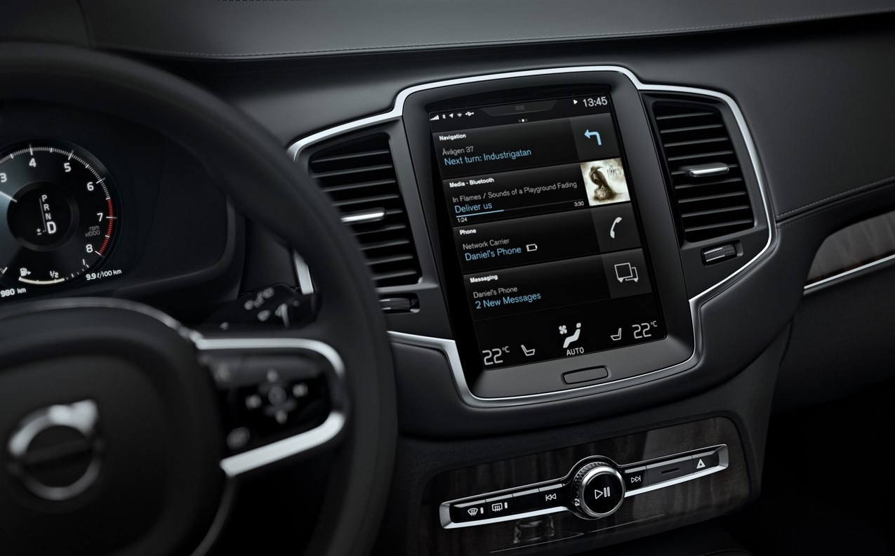 Volvo: Sensus è stato votato il più innovativo sistema HMI