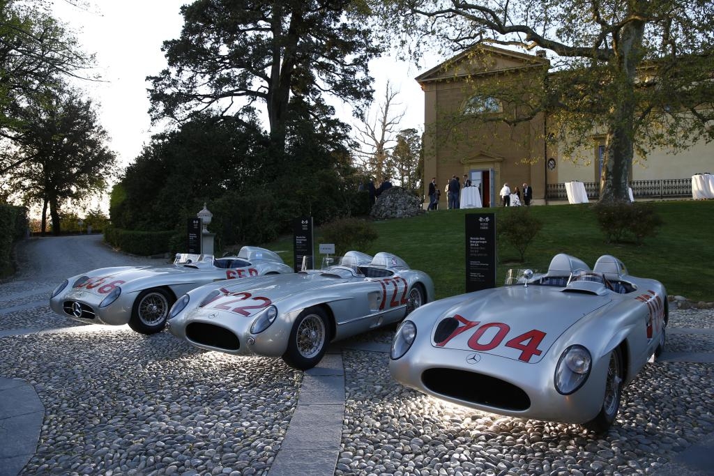 Mercedes al Concorso d’eleganza Pebble Beach 2015 con Stirling Moss