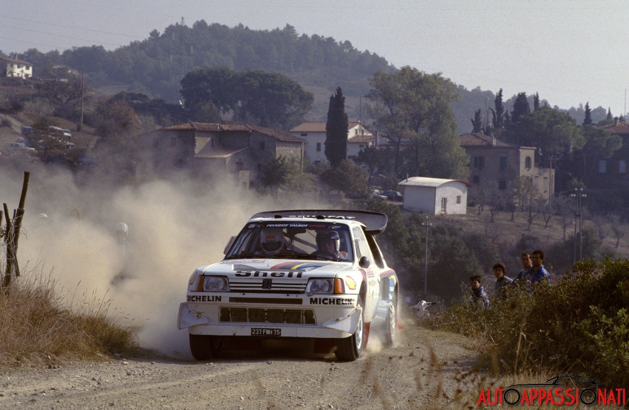 Agosto 1985: Peugeot sul tetto del mondo con la sua 205 Turbo 16