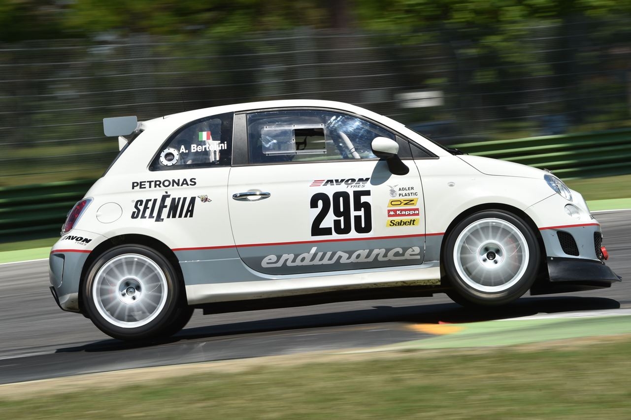 CITE 2015: Giancarlo Fisichella in gara a Vallelunga sulla Abarth 695 Assetto Corse Endurance