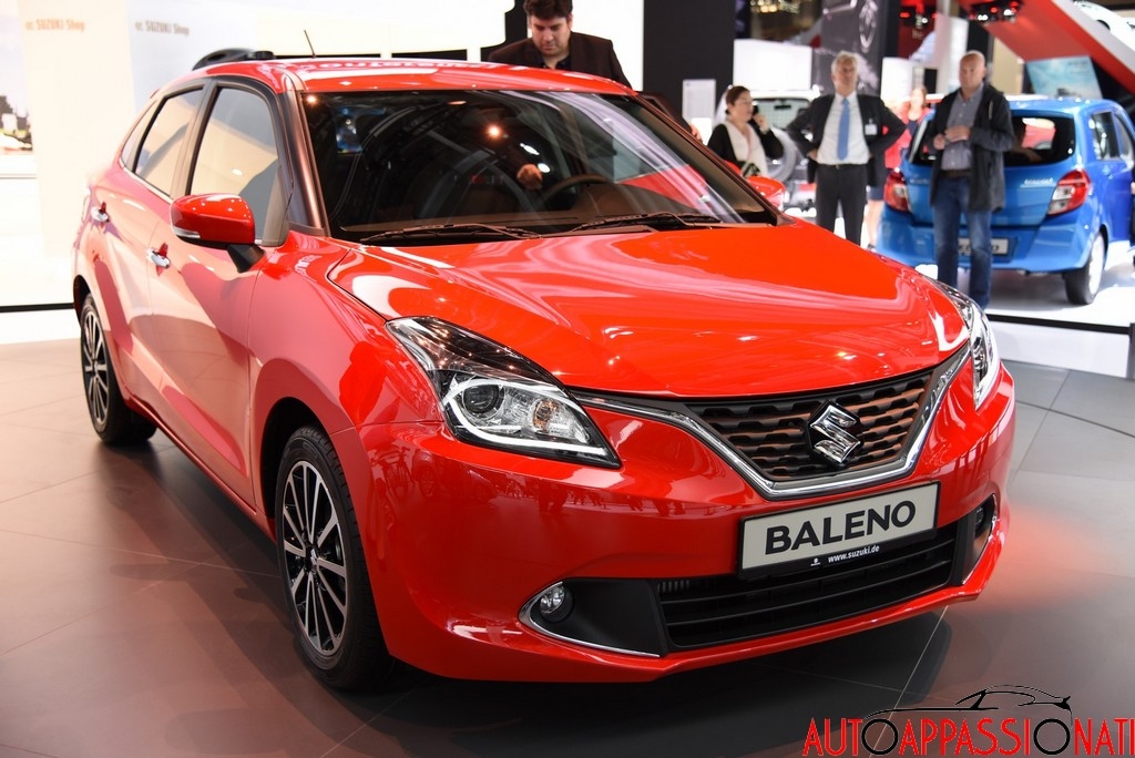 Suzuki Baleno svelata al Salone di Francoforte 2015