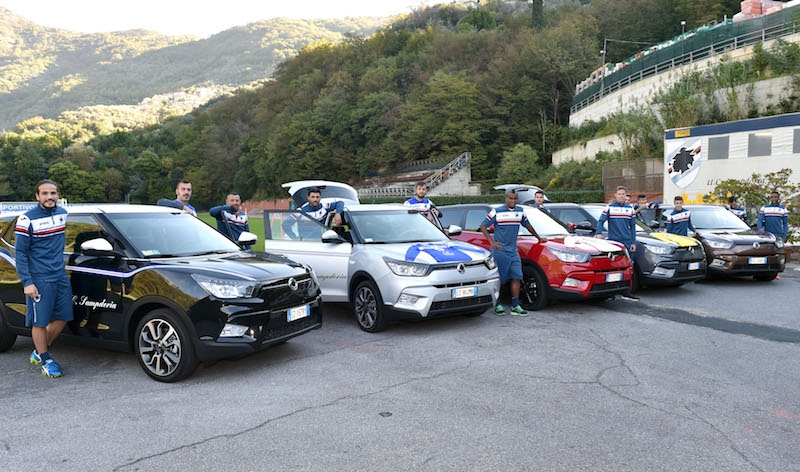 SsangYong sponsor della U.C. Sampdoria