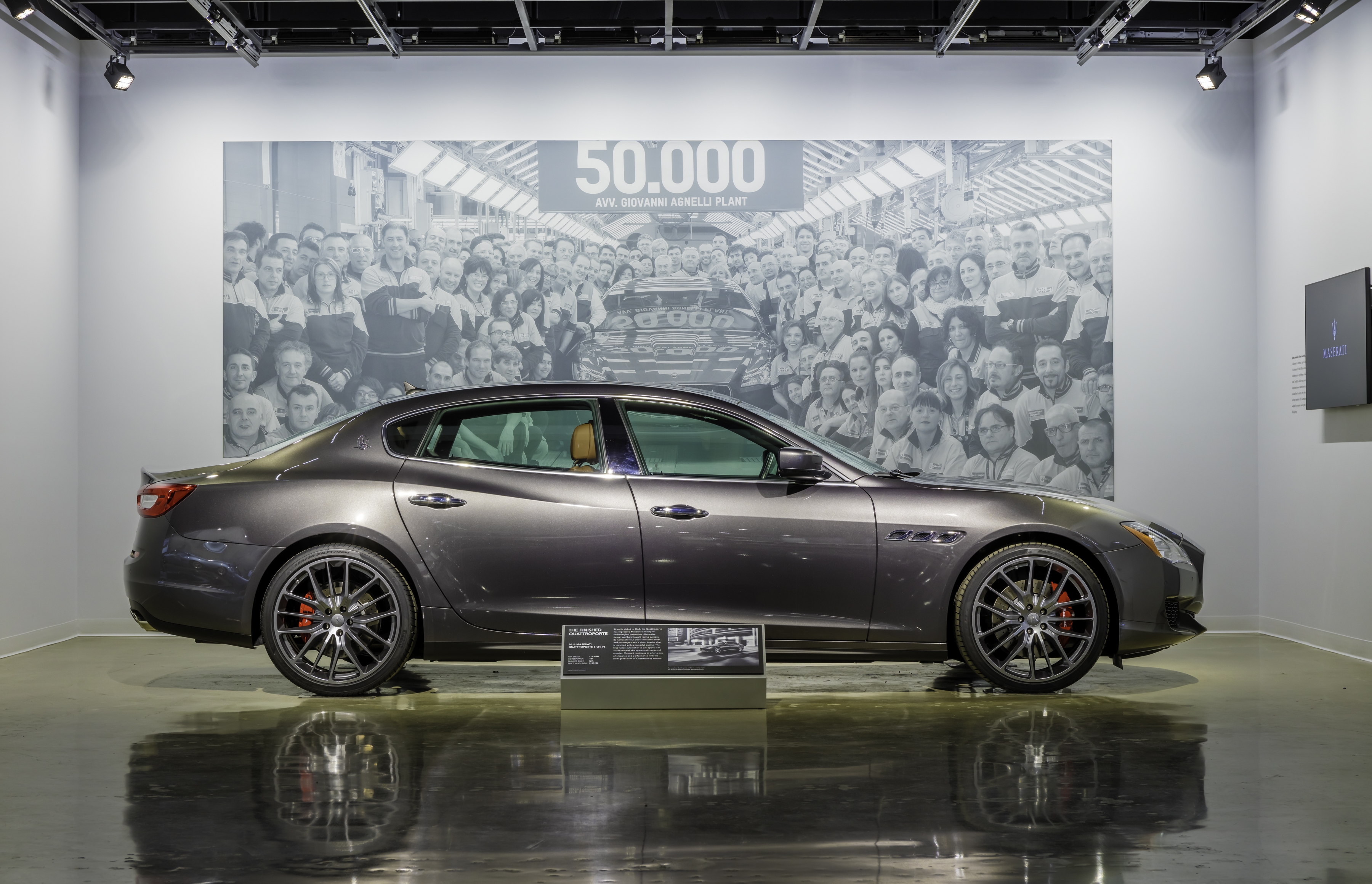 Una Maserati al Petersen Automotive Museum di Los Angeles