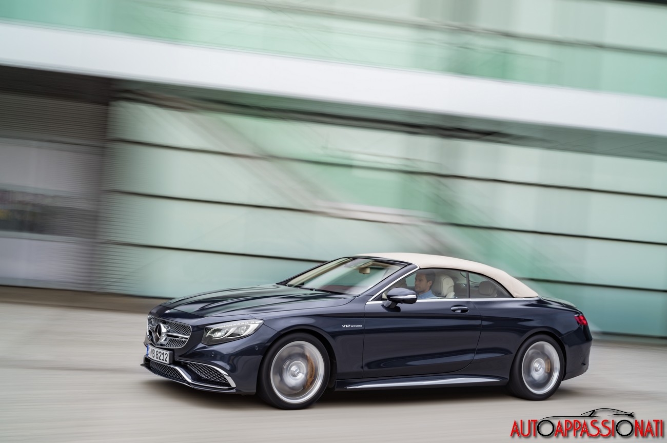 Nuova Mercedes-AMG S 65 Cabrio: 630 cavalli all’aria aperta