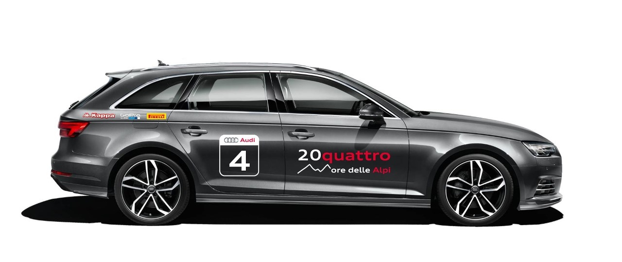 Audi A4 protagonista dell’inedita 20quattro ore delle Alpi