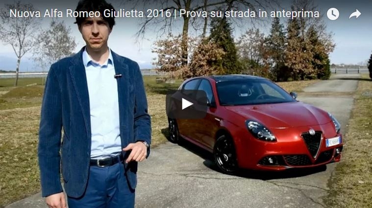 Prova Alfa Romeo Giulietta 2016 [VIDEO]