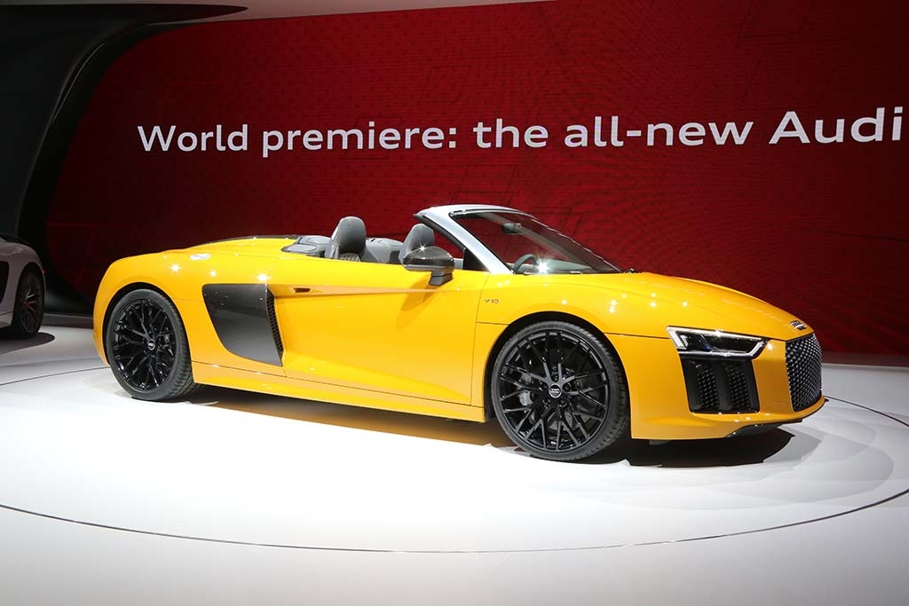 Nuova Audi R8 Spyder V10: prime informazioni