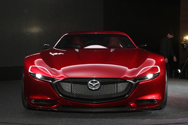 mazda rx vision concept front end