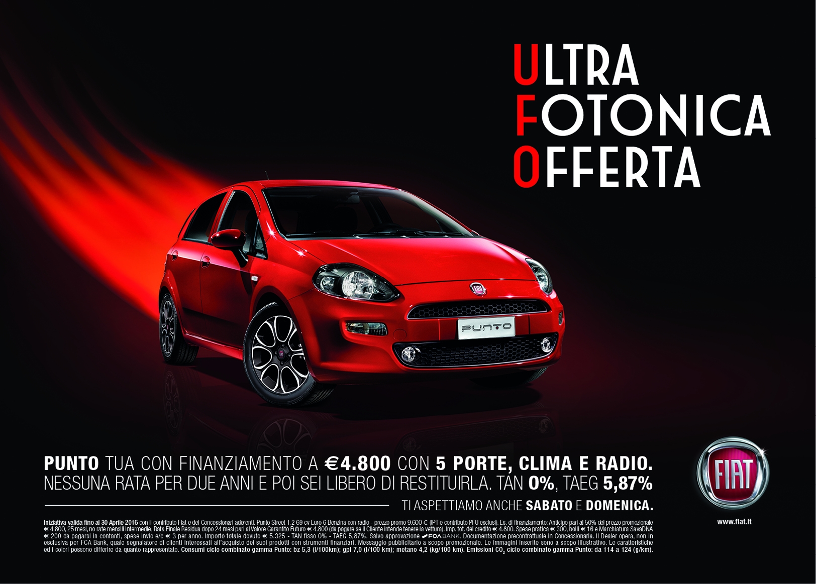 Fiat Punto con 4.800 euro la porti a casa