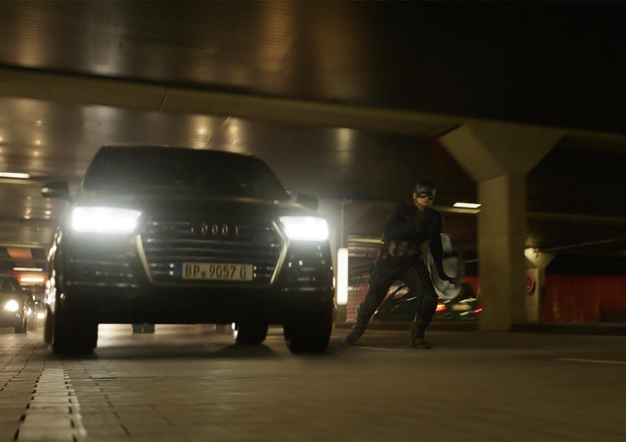 Audi SQ7 debutta nel nuovo film della Marvel Captain America Civil War