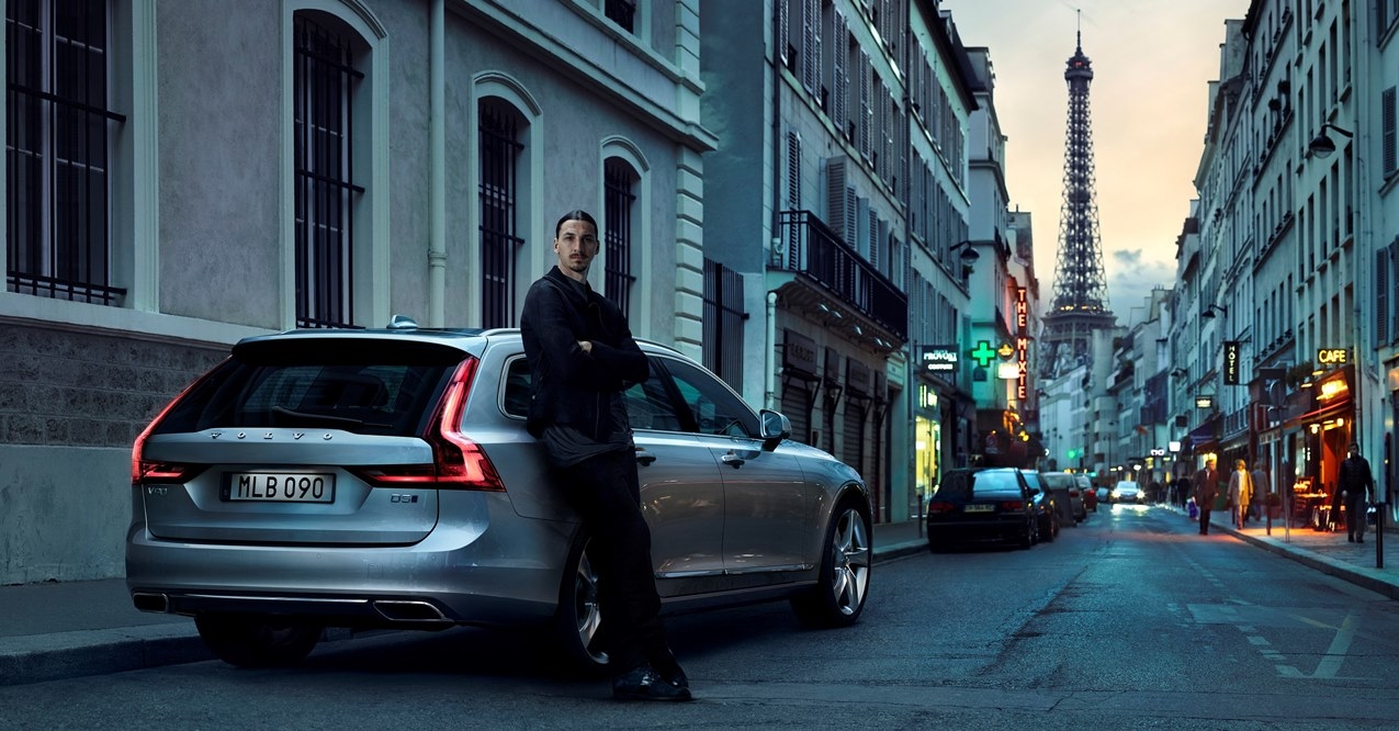 Volvo: Zlatan Ibrahimović protagonista della pubblicità della V90