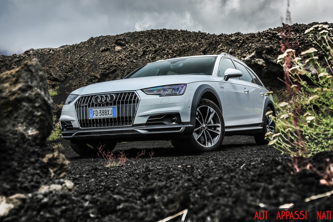 Nuova Audi A4 allroad sull’Etna | Video