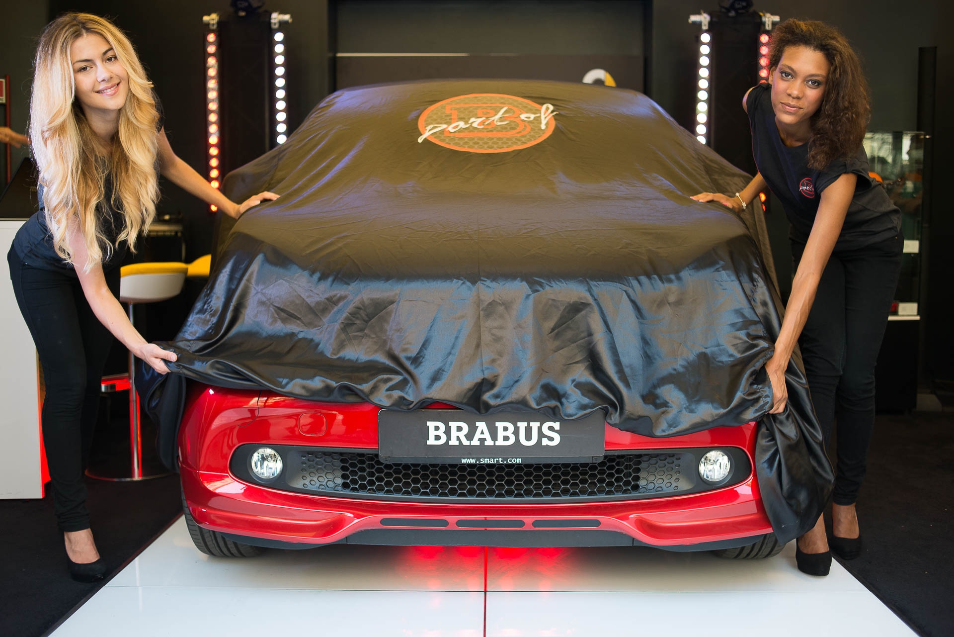 A Roma il debutto della nuova Smart BRABUS